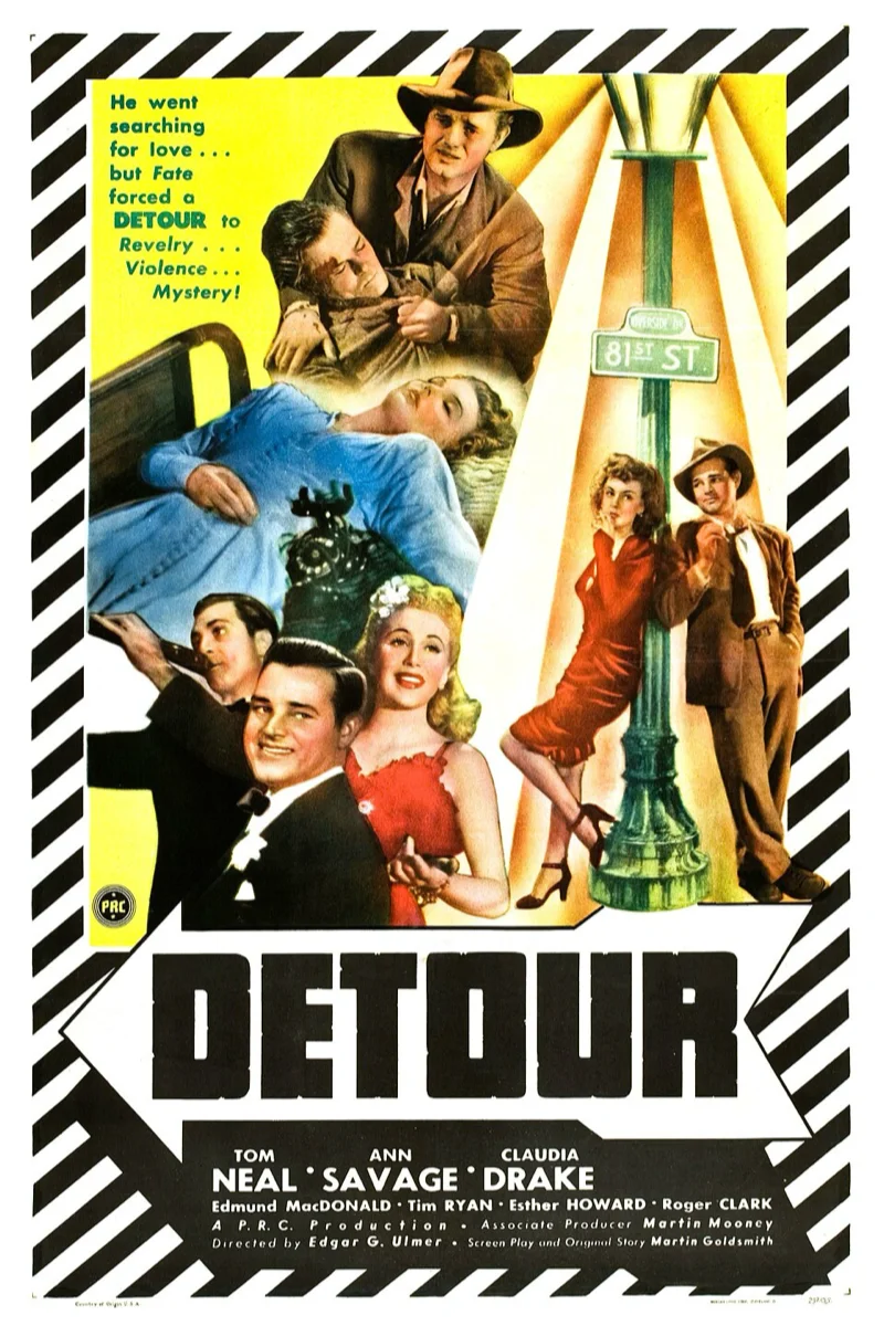 Detour (1945) poster